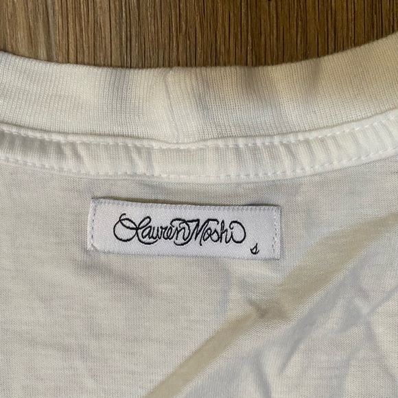 New Lauren Moshi Leopard Star Lip Tee - Picture 6 of 9